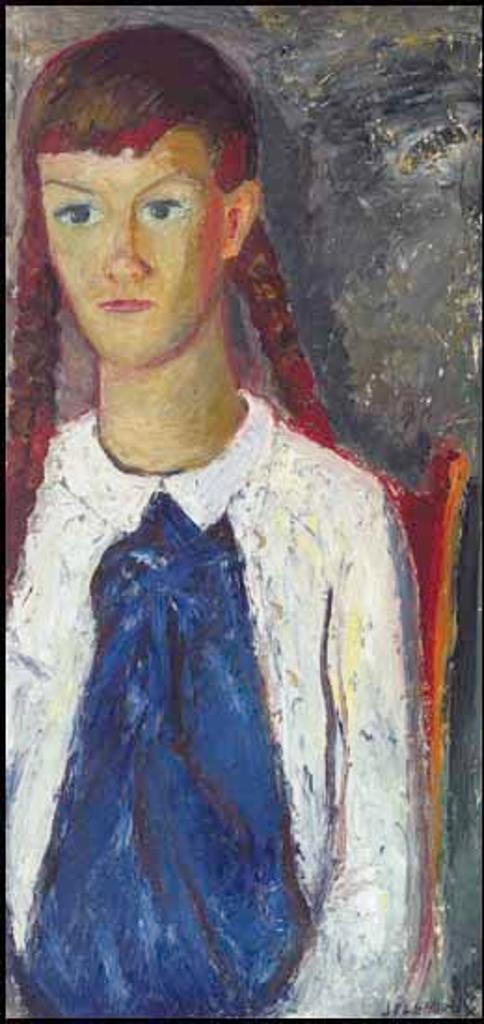 Jean Paul Lemieux (1904-1990) - Jeune Fille aux Tresses