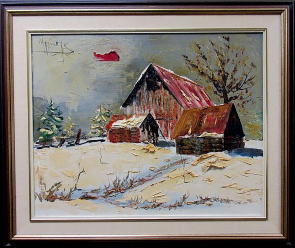 George Maroudas - Barns In Winter