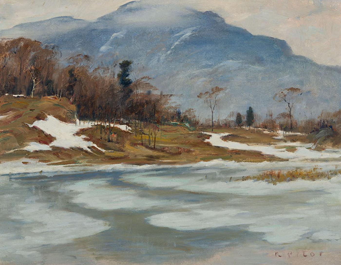 Robert Wakeham Pilot (1898-1967) - Mist on Mont Tremblant