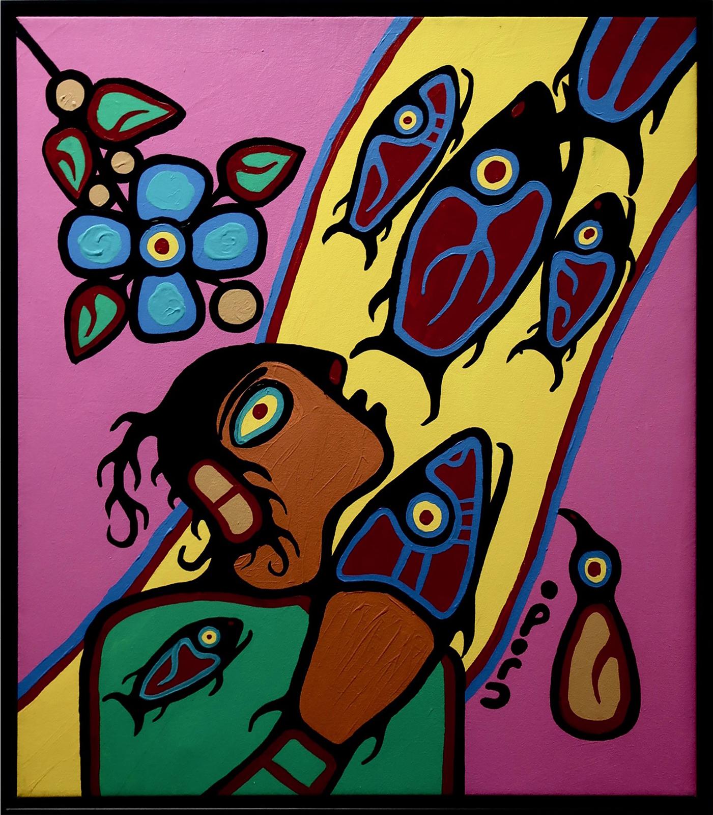 Christian Morrisseau (1969) - Spiritual Fish Run