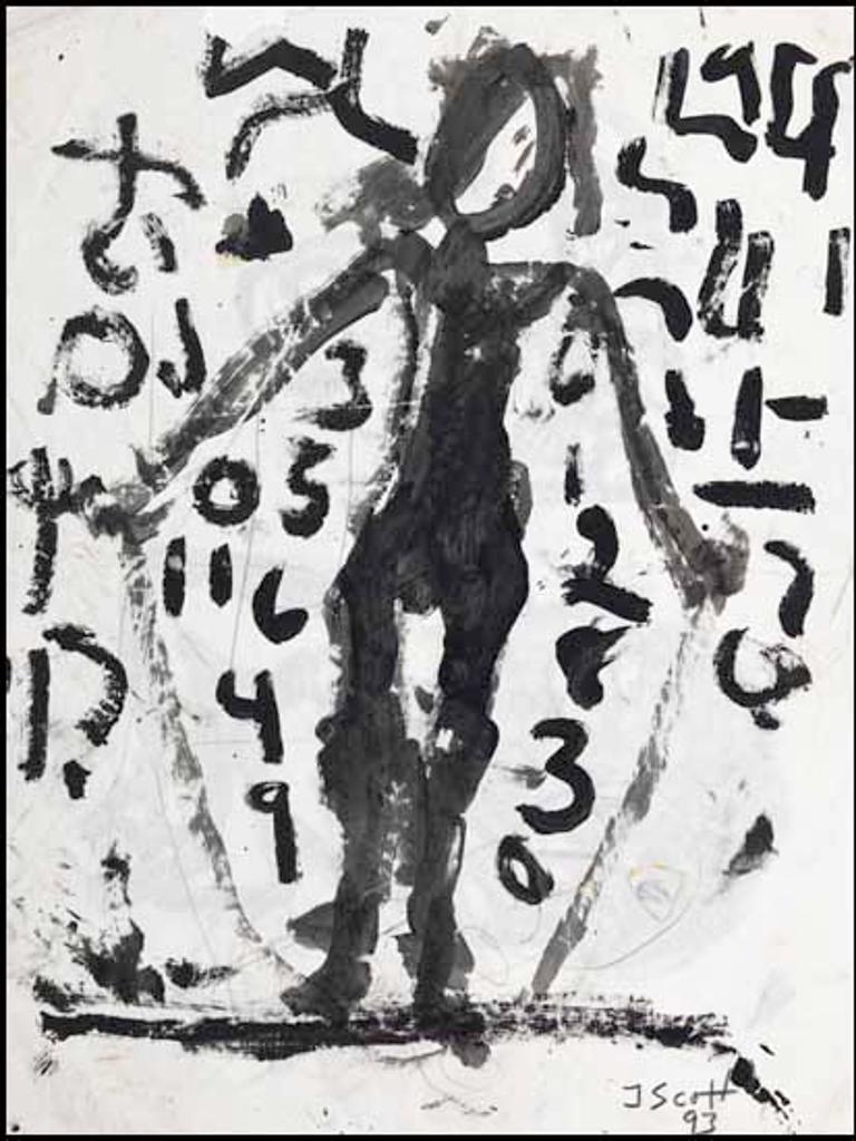John Tarrell Scott (1950-2007) - Numbers / Untitled (verso)