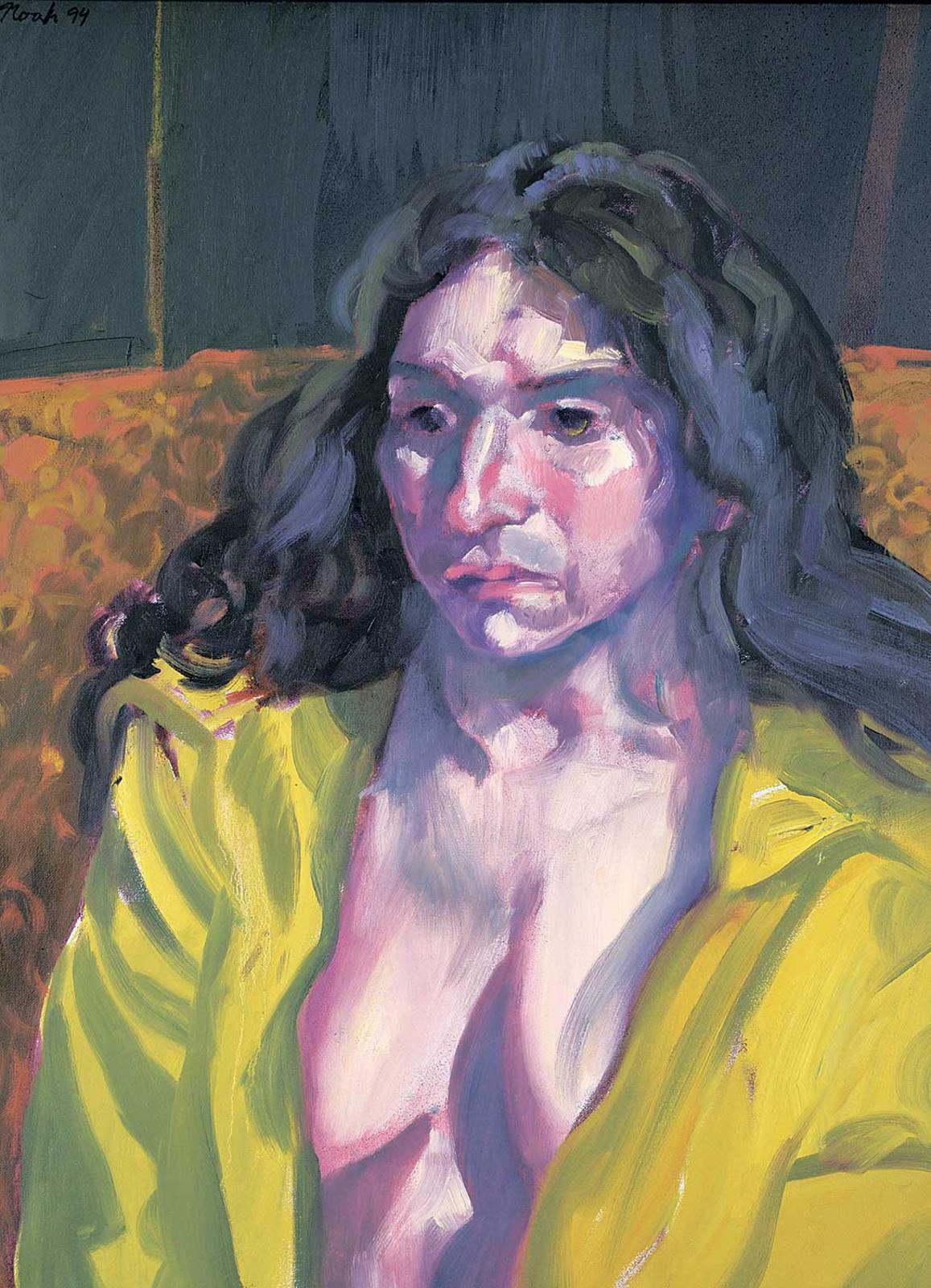Noah Becker (1970) - Untitled - Woman in Yellow