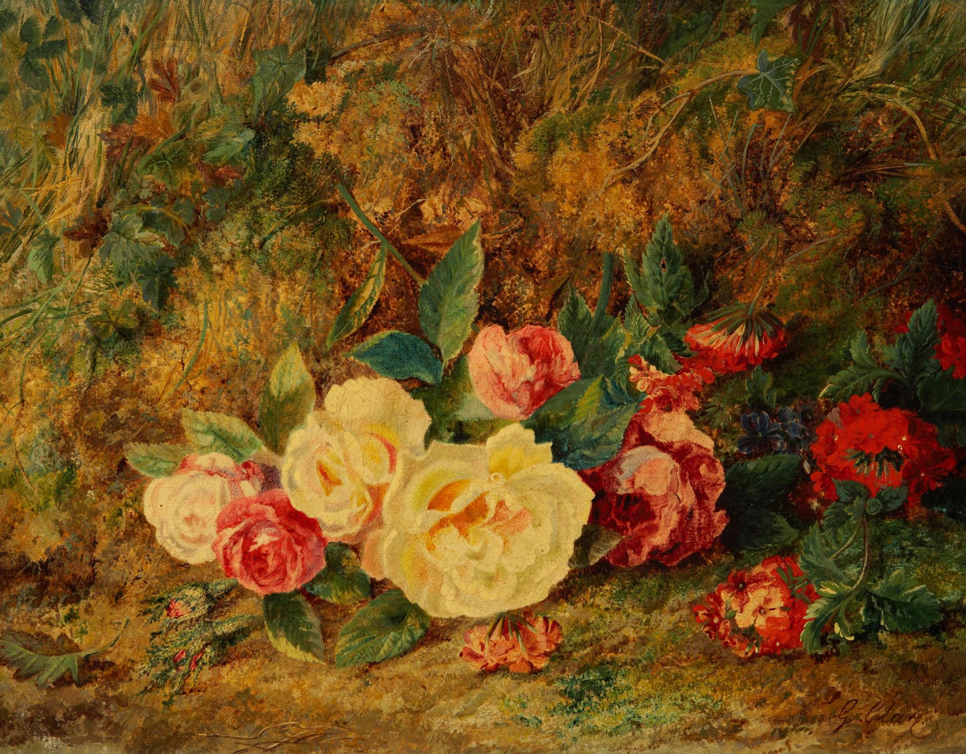 George Clare (1835-1890) - Roses