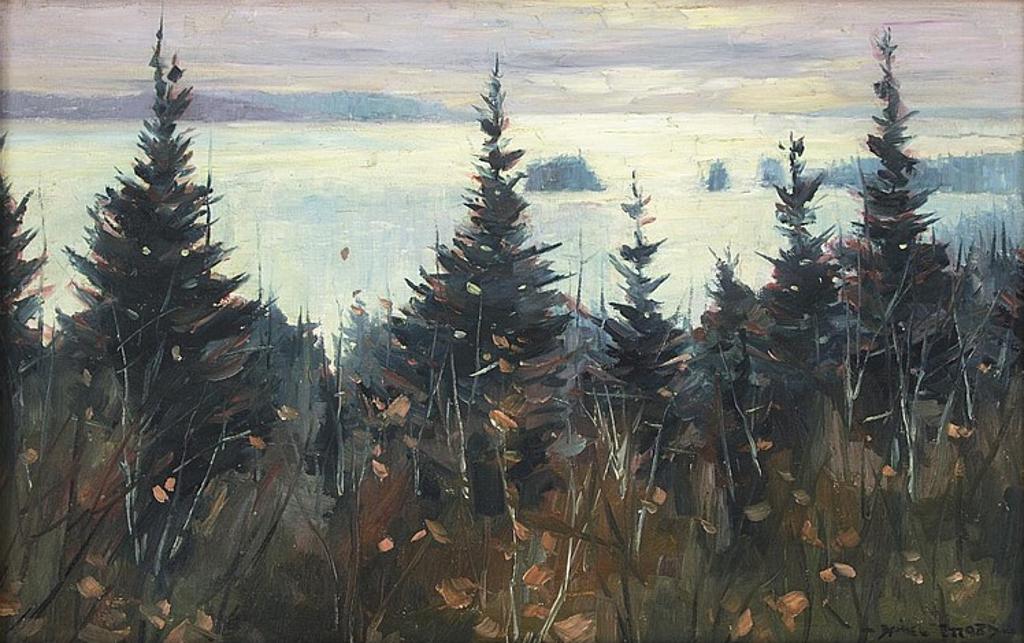 Daniel J. Izzard (1923-2007) - Untitled - View From North Shore