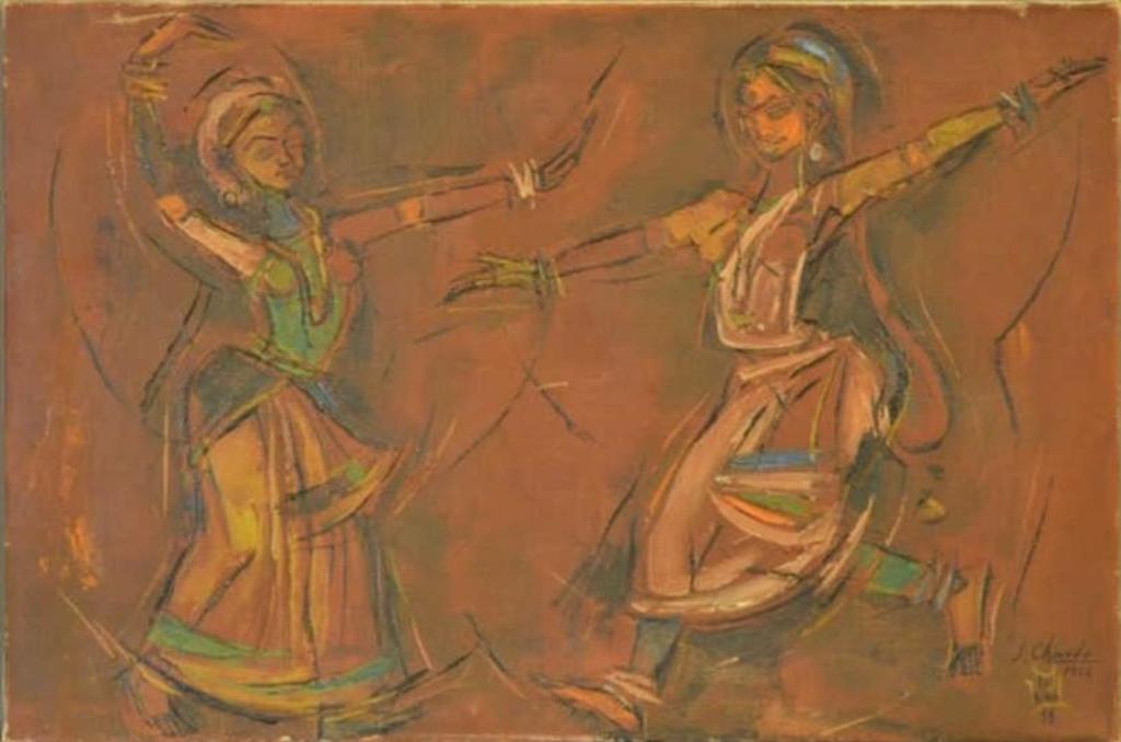 Shiavax Chavda (1914-1990) - Dancers