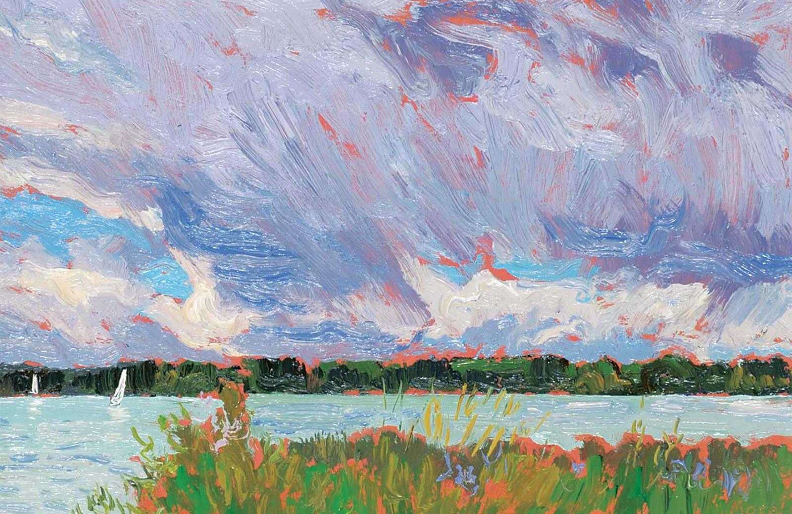 David John More (1947) - Storm Brewing West, Sylvan Lake
