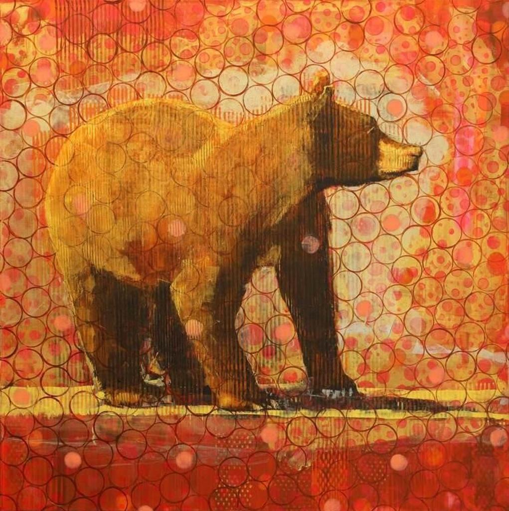 Les Thomas (1962) - ANIMAL PAINTING #015-1252 (BEAR); 2015