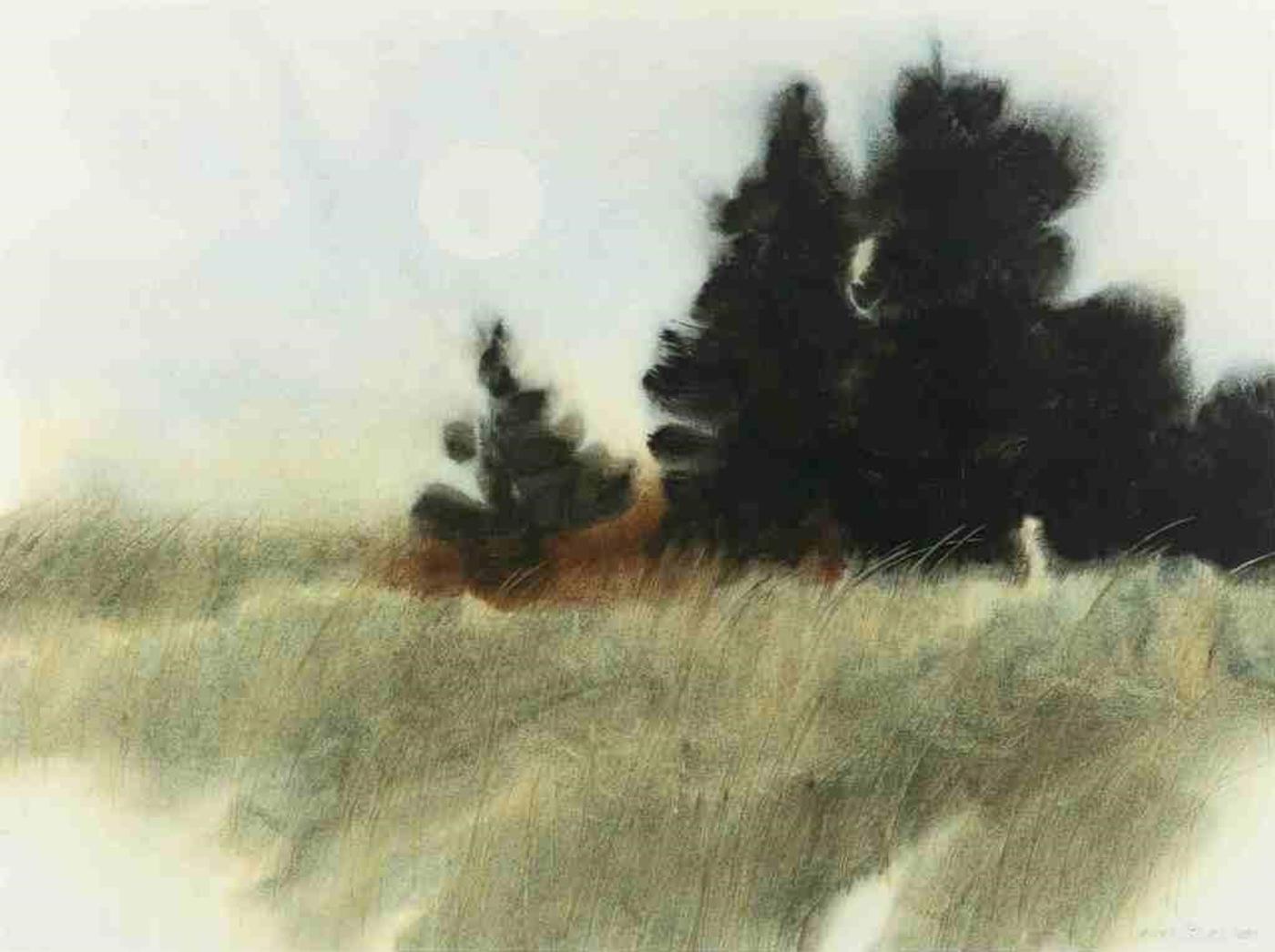 James Franklin Steeves (1944) - Untitled Landscape (1980)