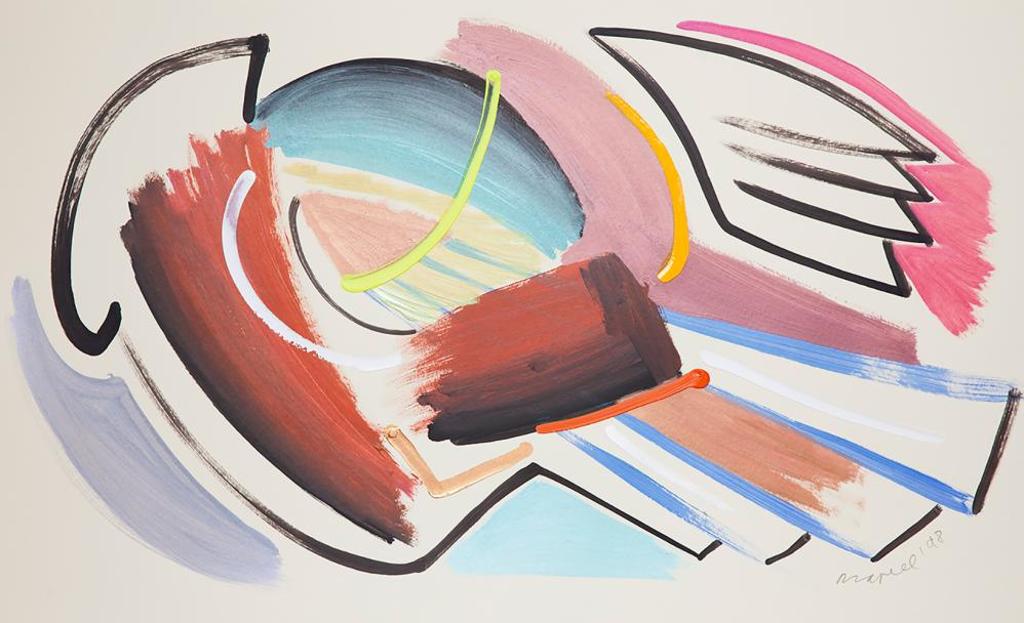Joseph Drapell (1940) - Untitled - Colourful Abstract