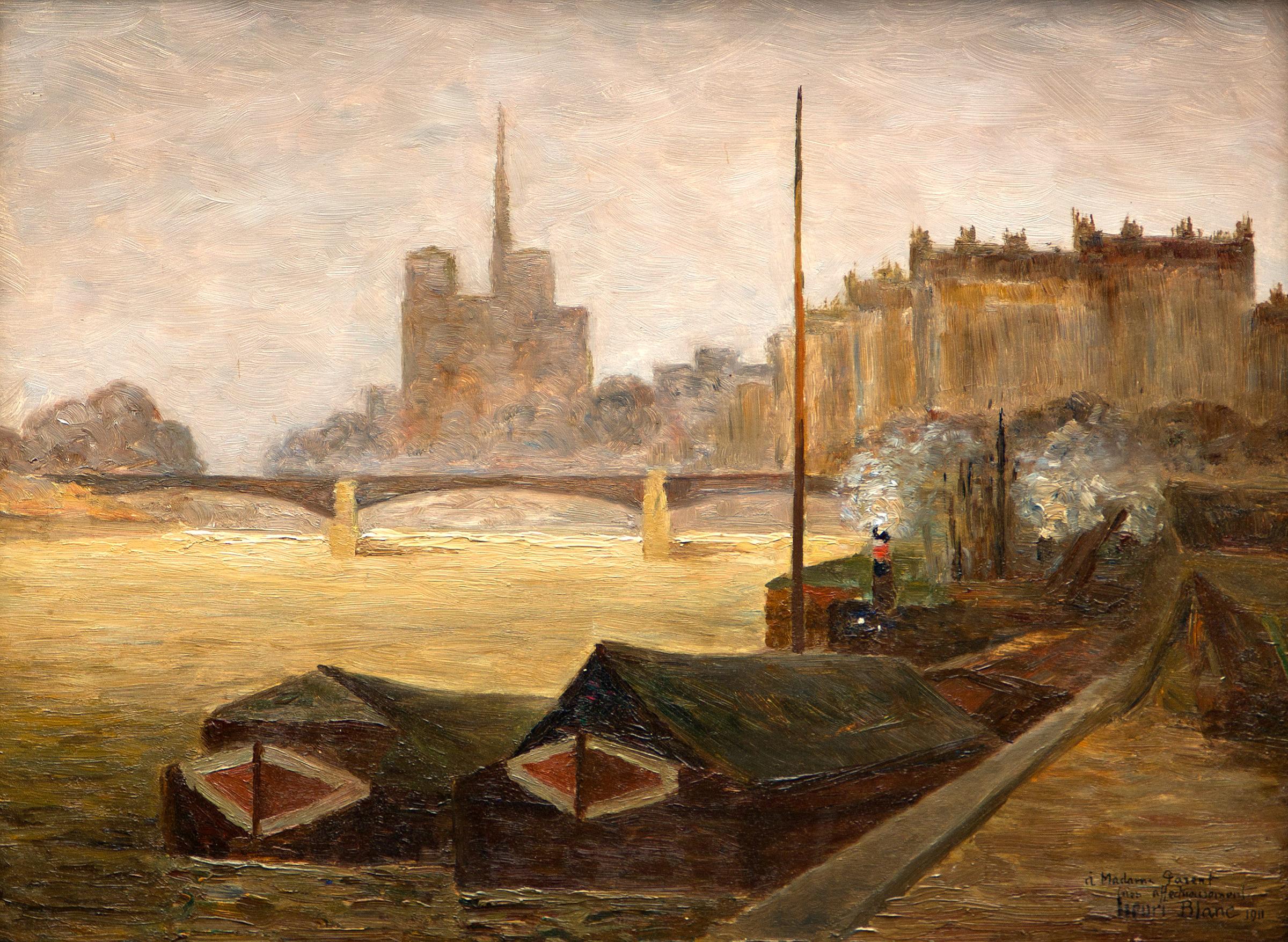 Henri Blanc - La Seine du pont Austerlitz, 1911