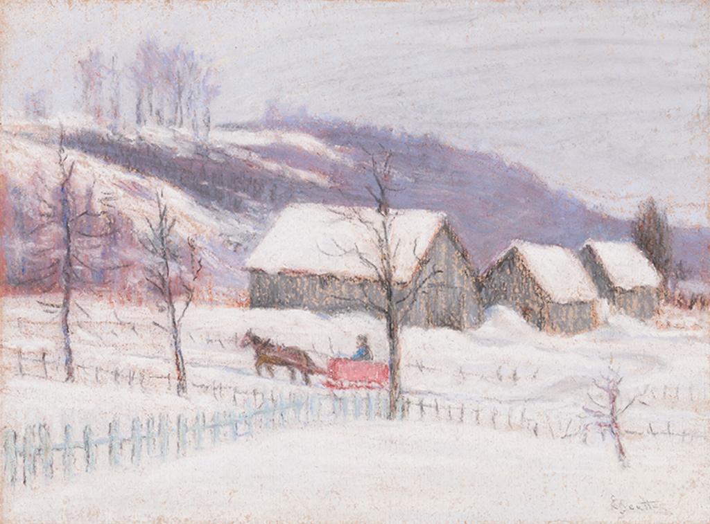 Ethel Seath (1879-1963) - Sleighing Scene, Charlevoix