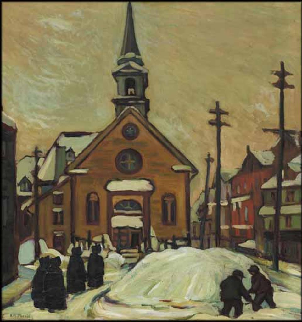 Kathleen Moir Morris (1893-1986) - Church in Winter