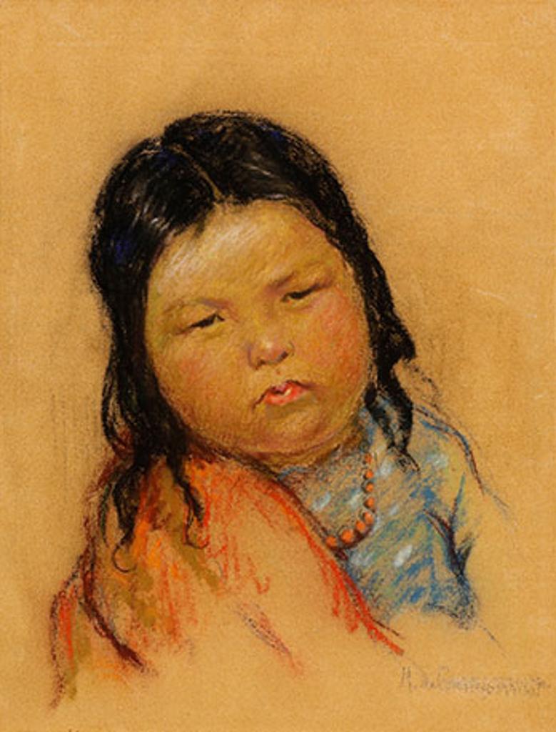 Nicholas (Nickola) de Grandmaison (1892-1978) - Young Indian Girl