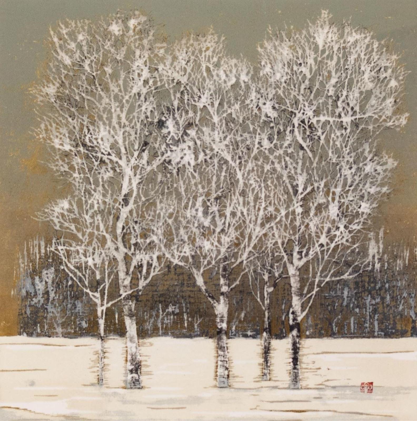 Joichi Hoshi (1913-1979) - Trees In Winter; 1976