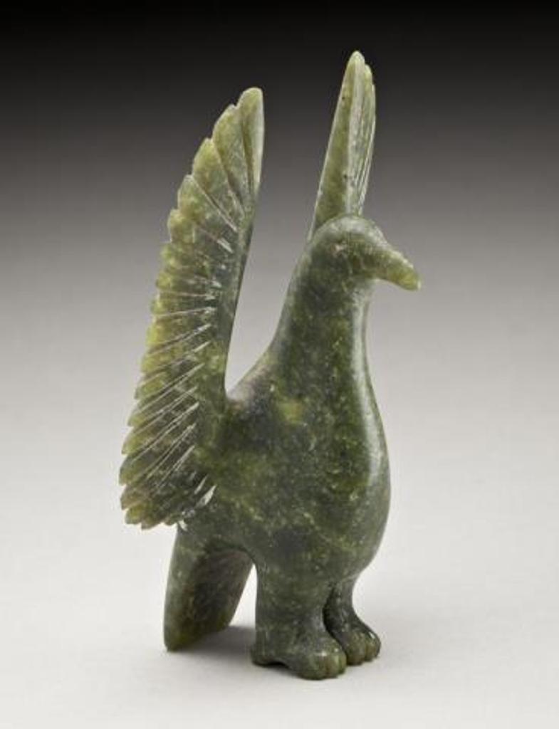 Abraham Etungat (1911-1999) - Bird with Raised Wings