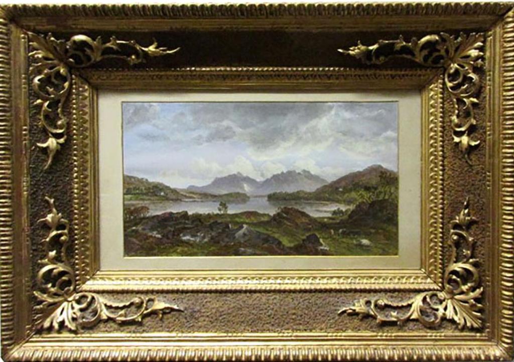 John Haynes Williams (1836-1908) - Loch Fad (Bute) With Aran Mountains In The Distance, Circa 1870