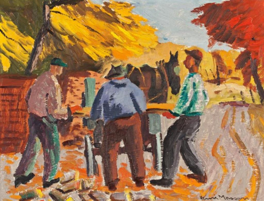 Henri Jacques Masson (1907-1995) - The Lumber Cart