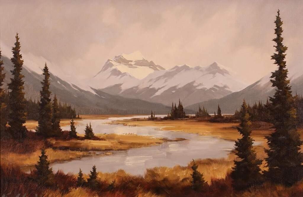 Karl E. Wood (1944-1990) - Mt. Saskatchewan (Jasper Natl Park)