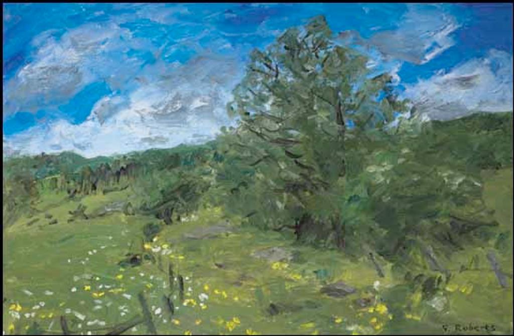 William Goodridge Roberts (1921-2001) - Eastern Townships, Clouds and Blue Sky