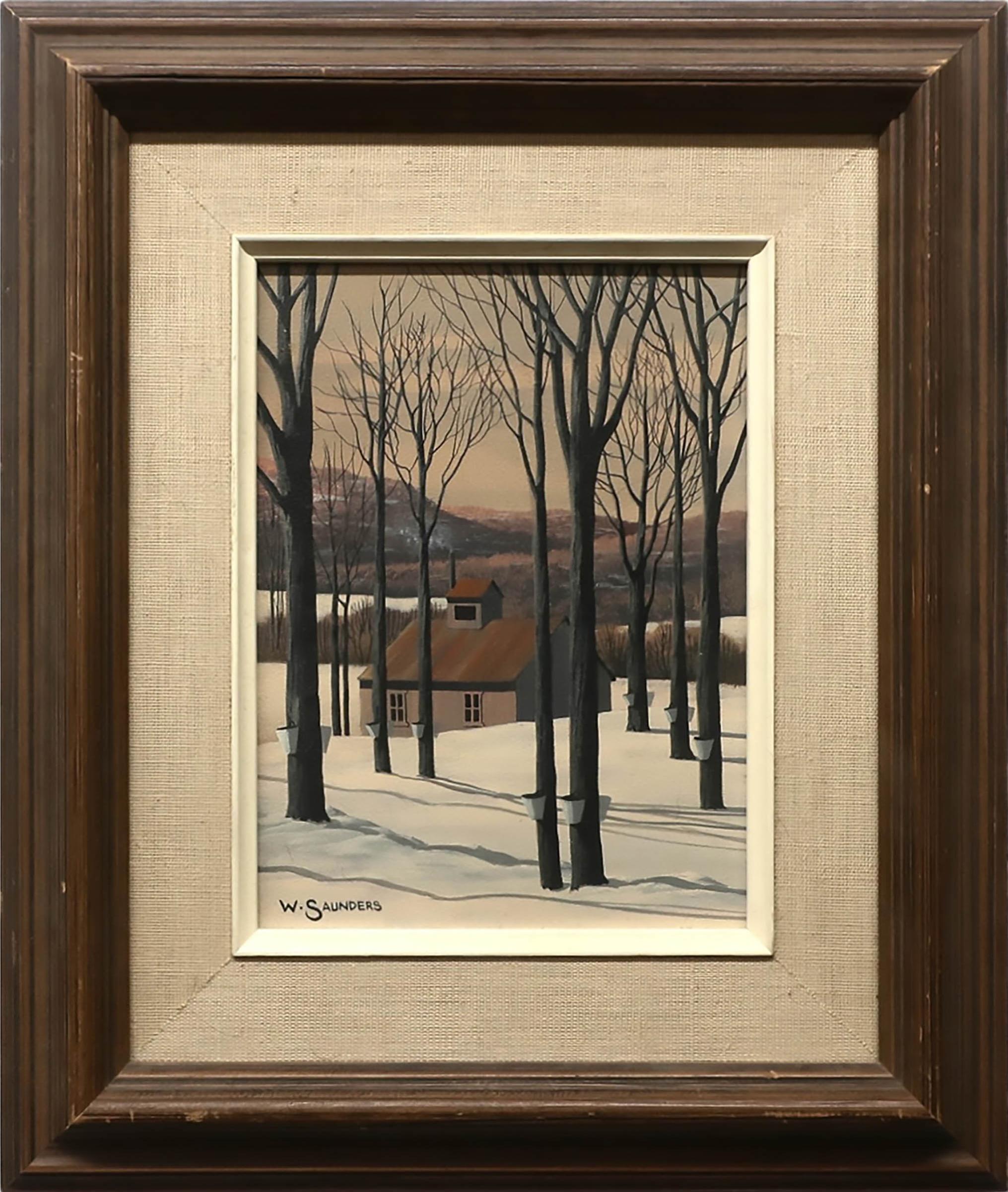 William (Bill) J. Saunders (1948) - Untitled (Maple Sugar Season)