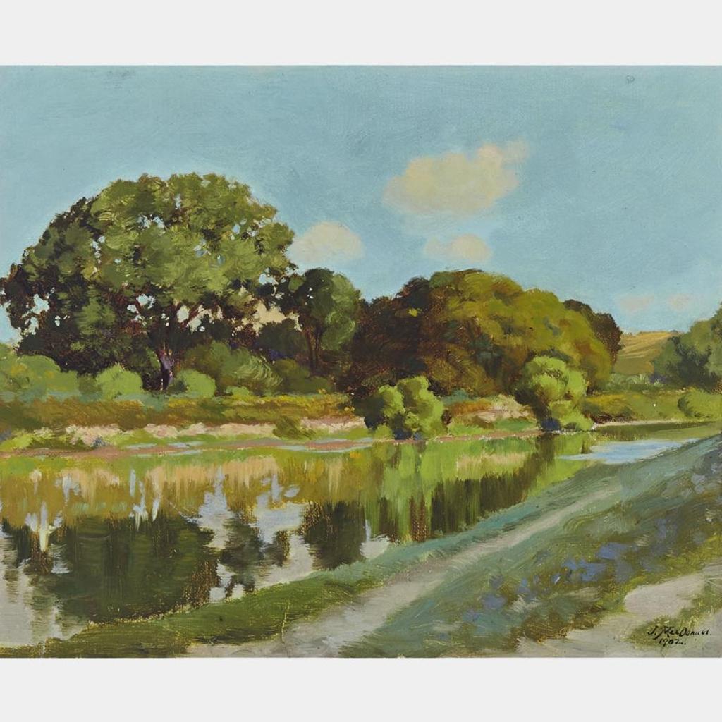 James Edward Hervey (J.E.H.) MacDonald (1873-1932) - Summer Landscape