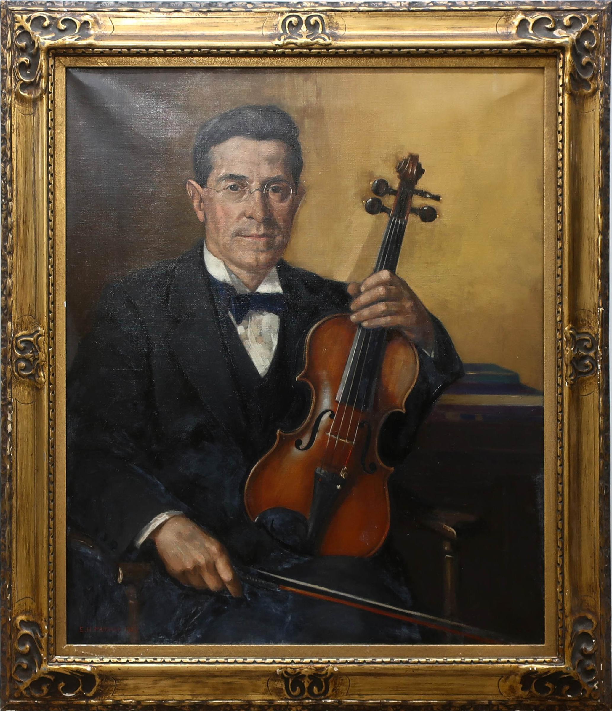 Edward Hartley Mooney (1878-1938) - Portrait Of W. Wolstencroft, Esq.