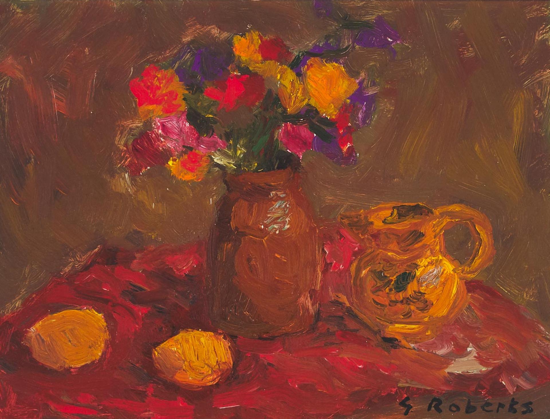 William Goodridge Roberts (1921-2001) - Still Life - Flowers In Vase