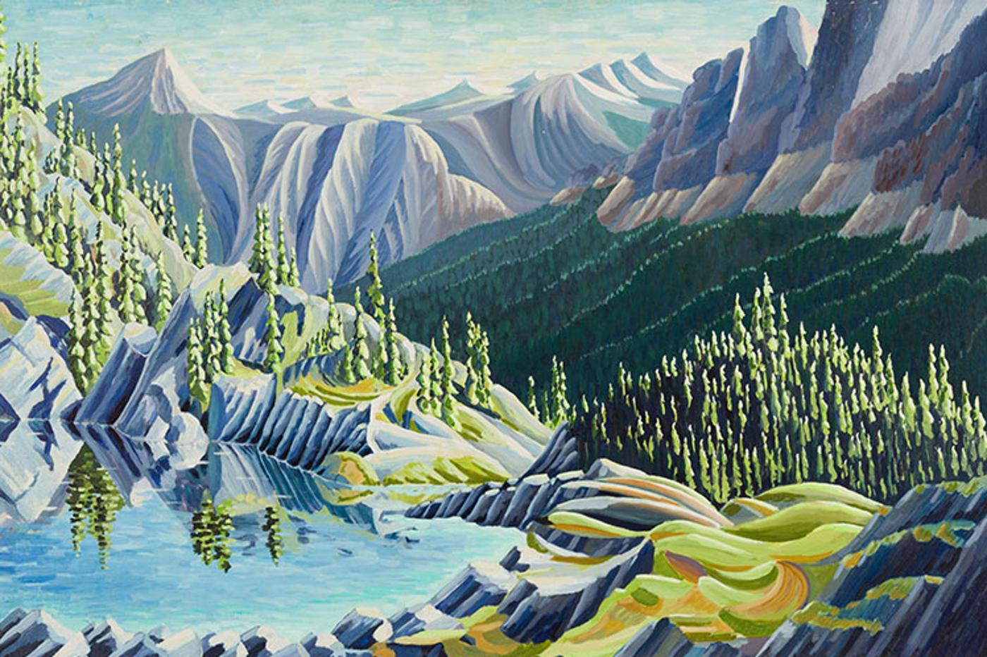Donald M. Flather (1903-1990) - Mountain Pool