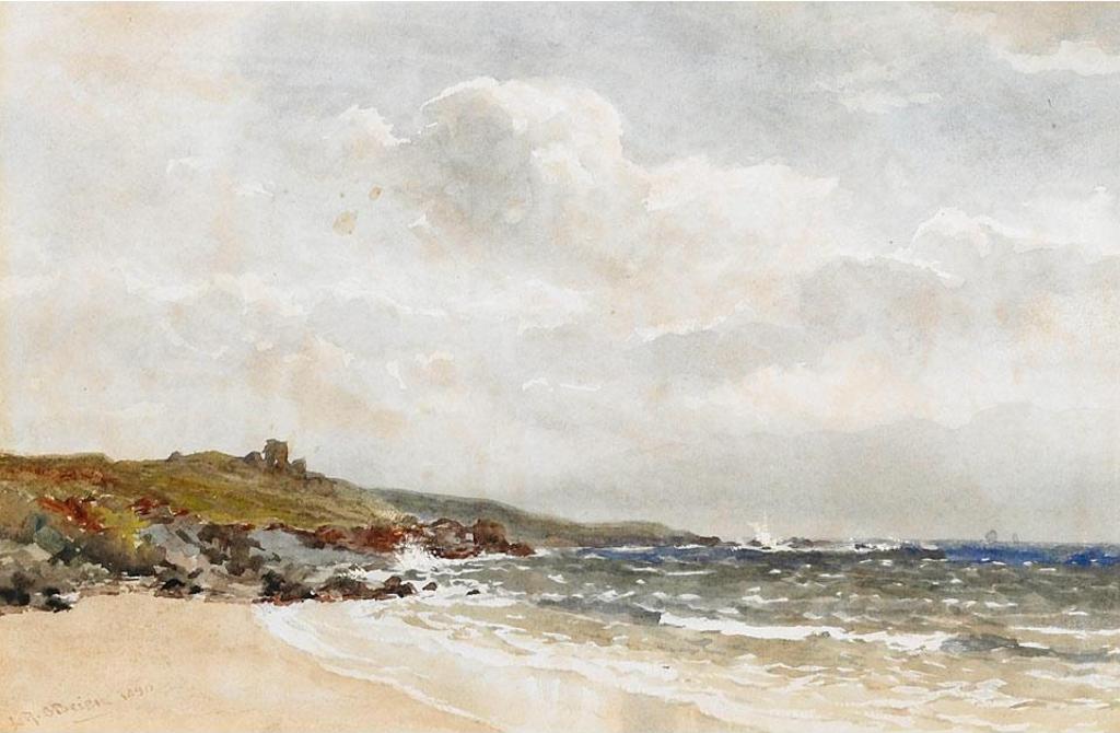 Lucius Richard O'Brien (1832-1899) - Coastal Scene