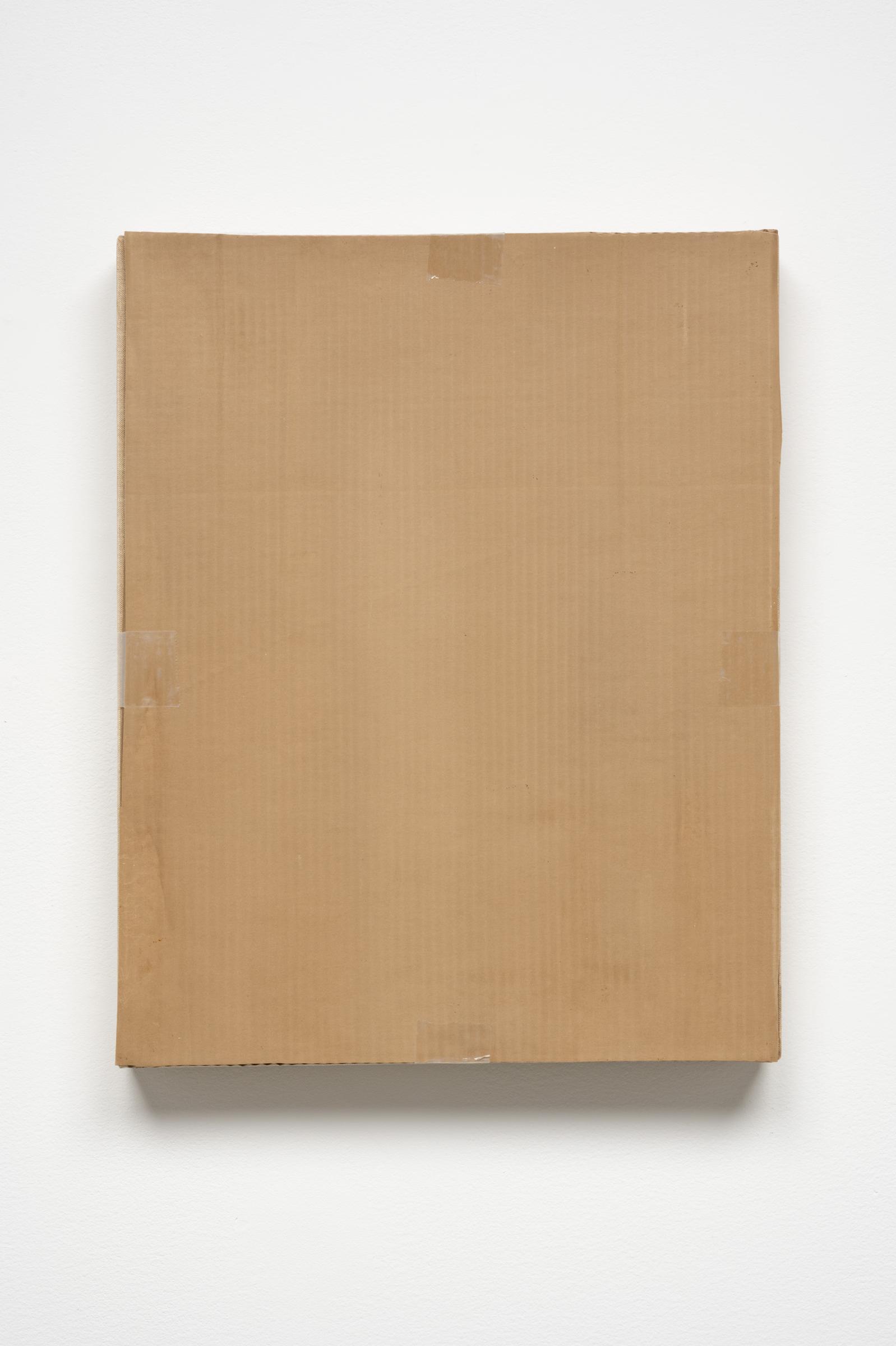 Tammi Campbell (1974) - Monochrome with Cardboard Packing Tape, 2015