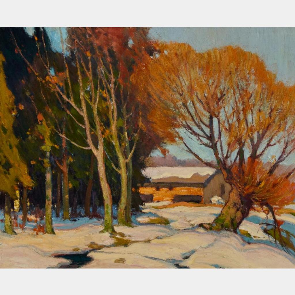 John William (J.W.) Beatty (1869-1941) - Winter Landscape