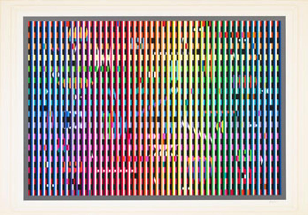 Yaacov Gipstein Agam (1928) - Fond Marin Plate III from 3 Piece Find Marin Suite