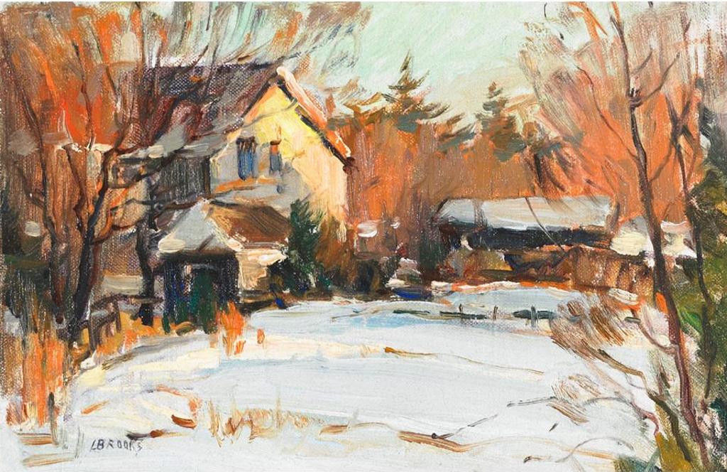 Frank Leonard Brooks (1911-1989) - House In Winter