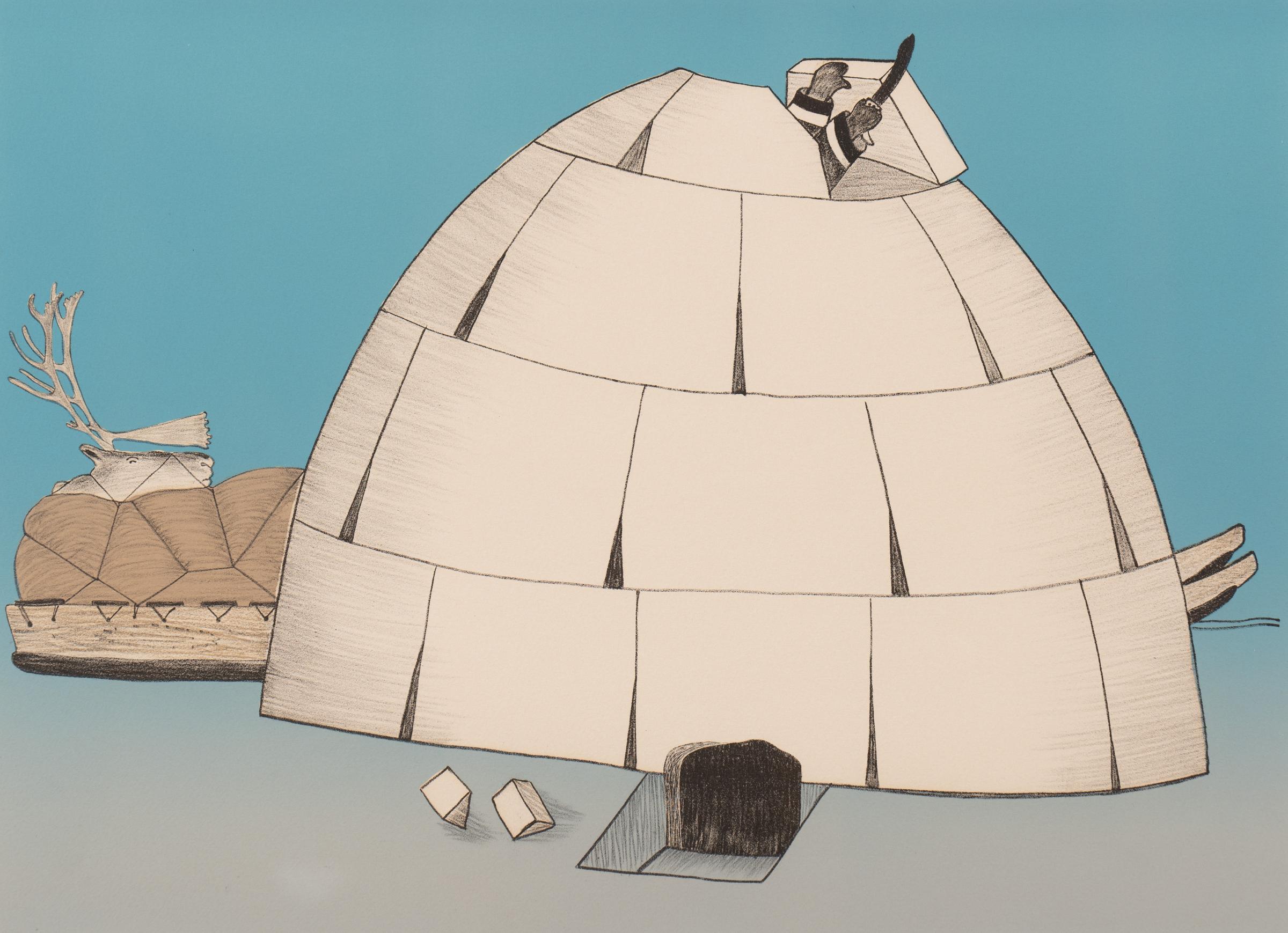 Kananginak Pootoogook (1935-2010) - Untitled