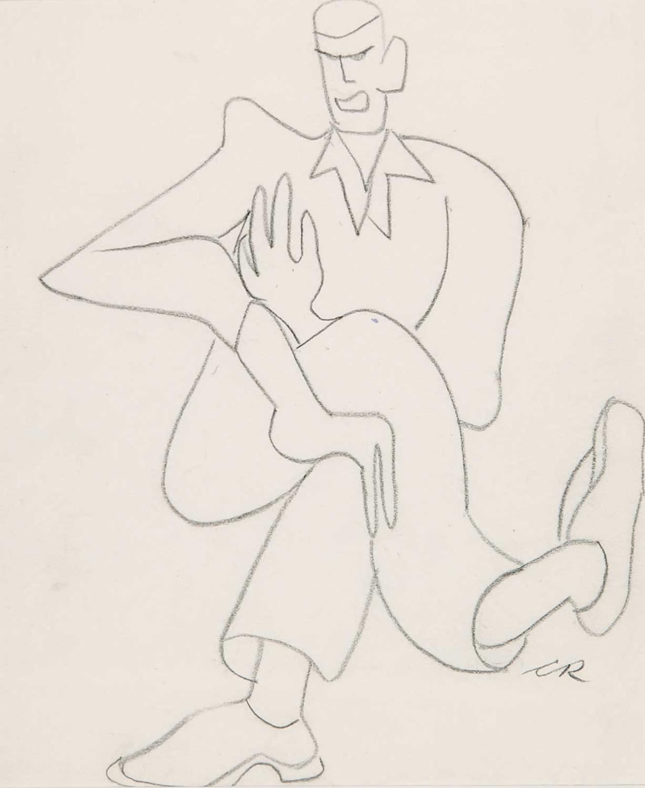 Clifford Foard Cliff Robinson (1916-1992) - Untitled - Laughing Man