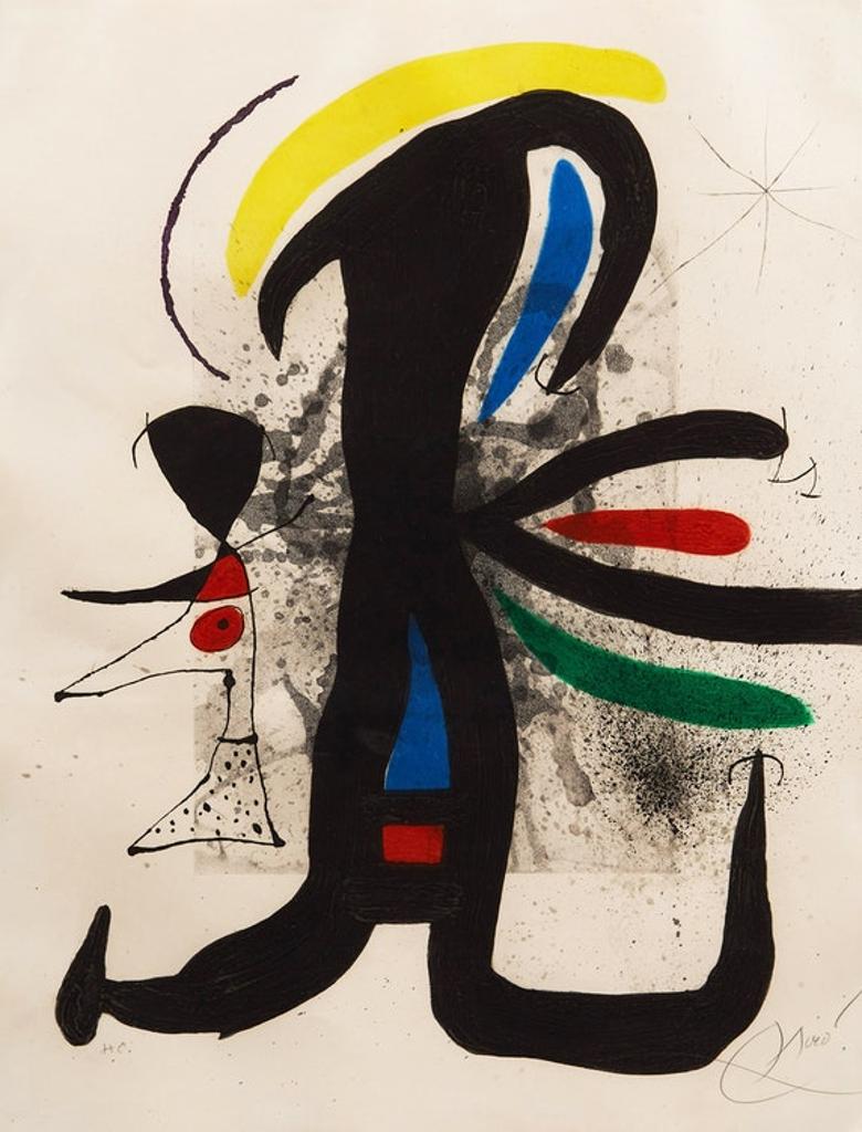 Joan Miró (1893-1983) - Une telle et son petit mari (Dupin 540)