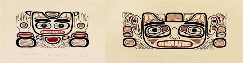 Claude Davidson (1924-1991) - Box Design (Beaver and Raven)