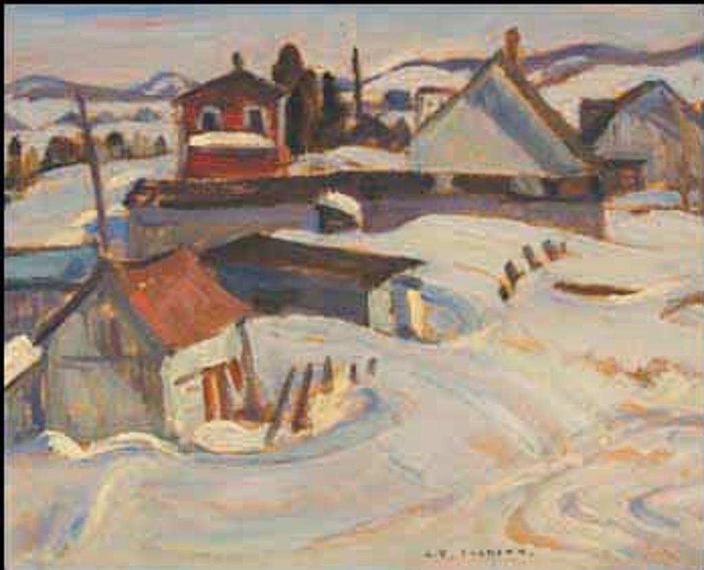 Alexander Young (A. Y.) Jackson (1882-1974) - Winter Near Rimouski, Quebec