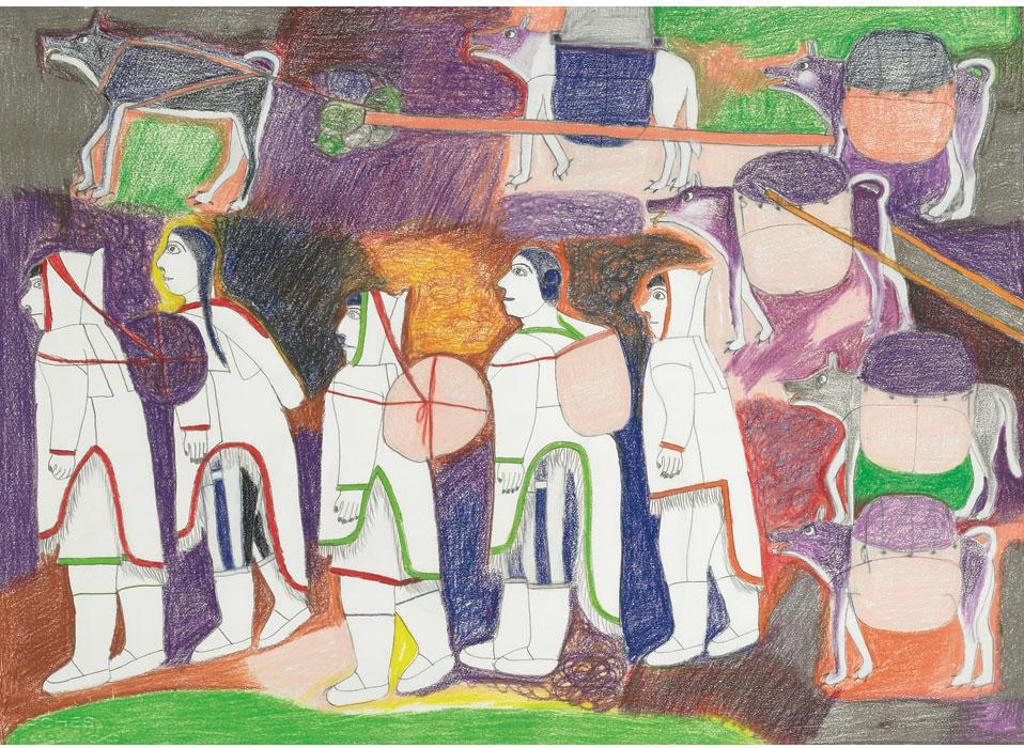 Janet Kigusiuq (1926-2005) - Untitled