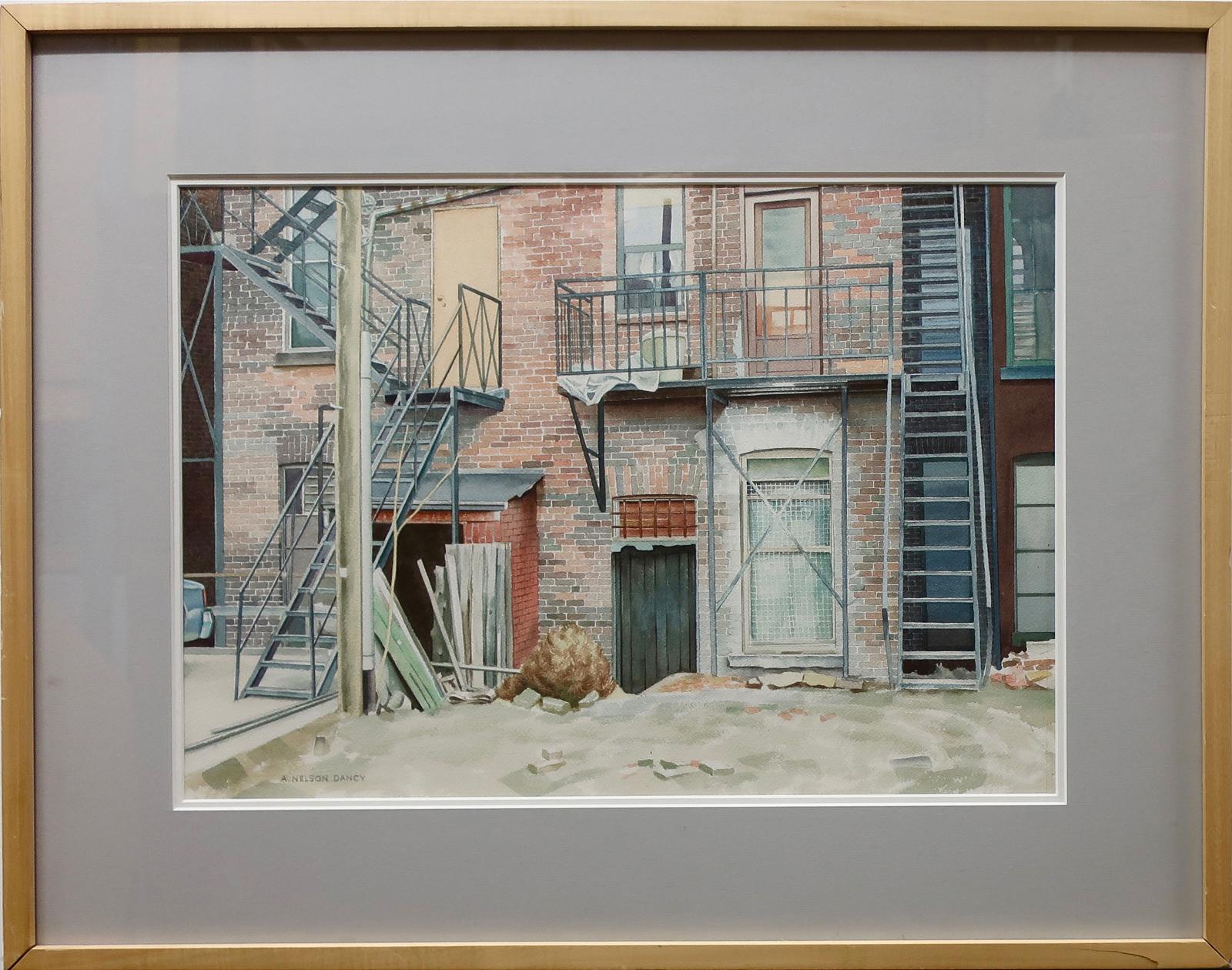 A. Nelson Dancy (1925) - Backlane In Cabbagetown