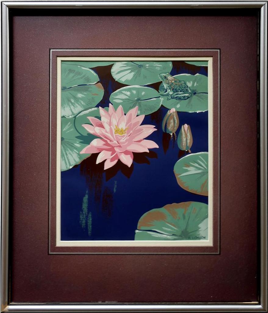 Alfred Joseph (A.J.) Casson (1898-1992) - Water Lilies And Frog