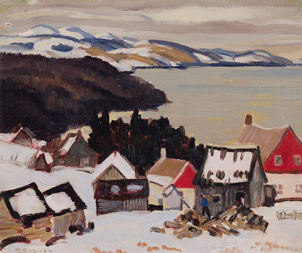 Randolph Stanley Hewton (1888-1960) - Quebec Hamlet, Lower St. Lawrence
