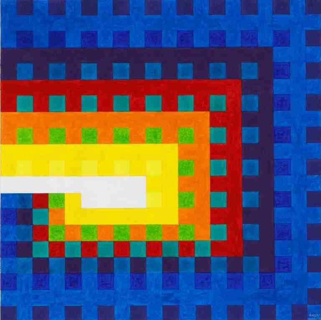 Herbert Bayer (1900-1985) - Chroma with Squares (1966)