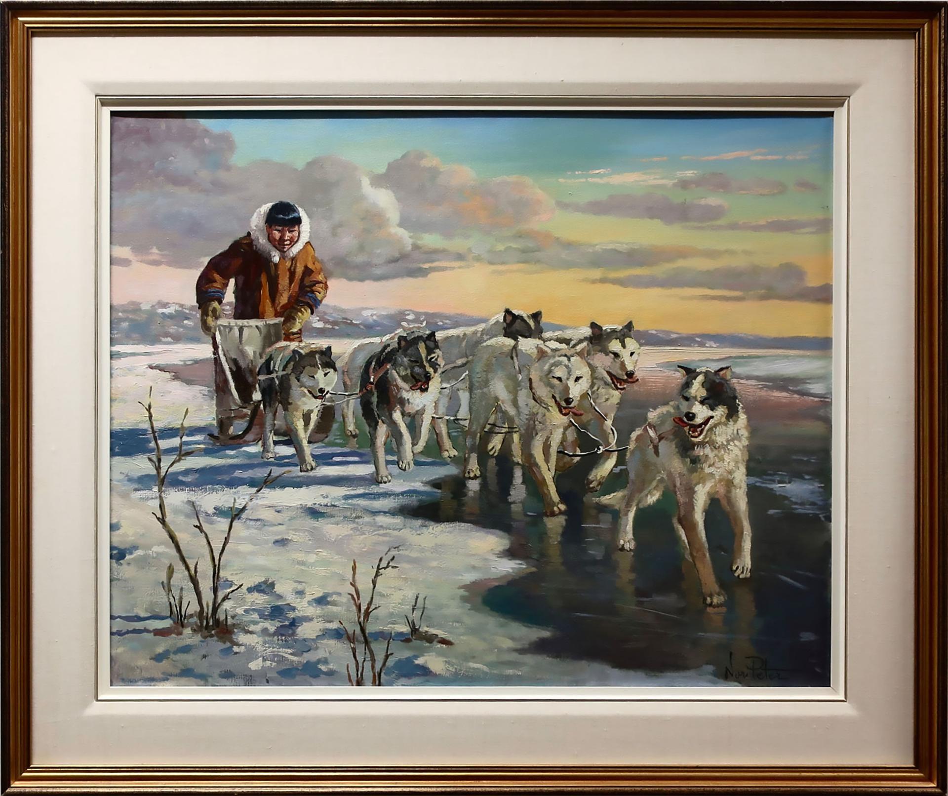 Nori Peter (1935-2009) - Untitled (Dog Sledding)