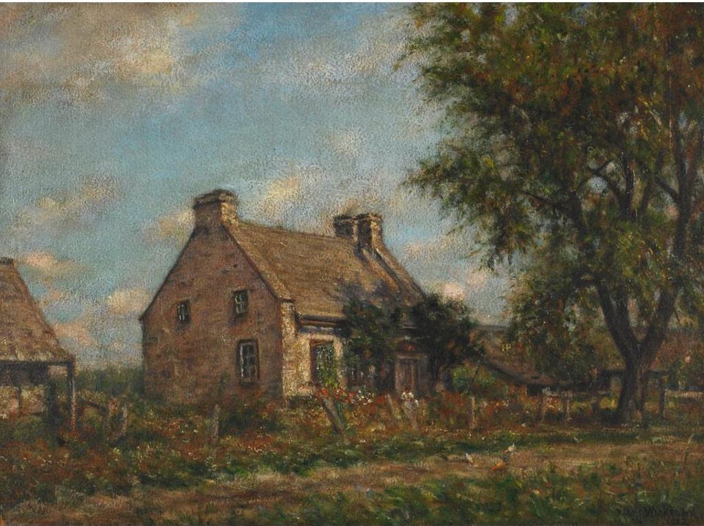 Robert John Wickenden (1861-1931) - Old French Farmhouse, Montreal Island Near Youville