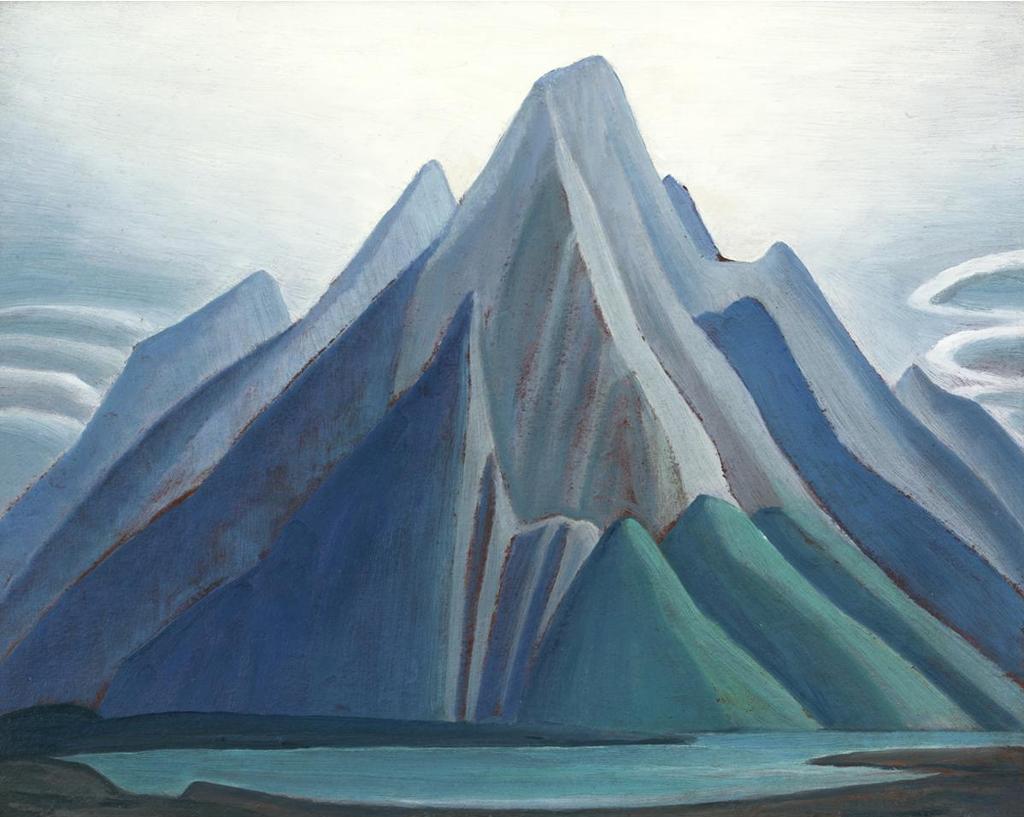 Lawren Stewart Harris (1885-1970) - Mountain On The Athabasca River, Mountain Sketch Xci
