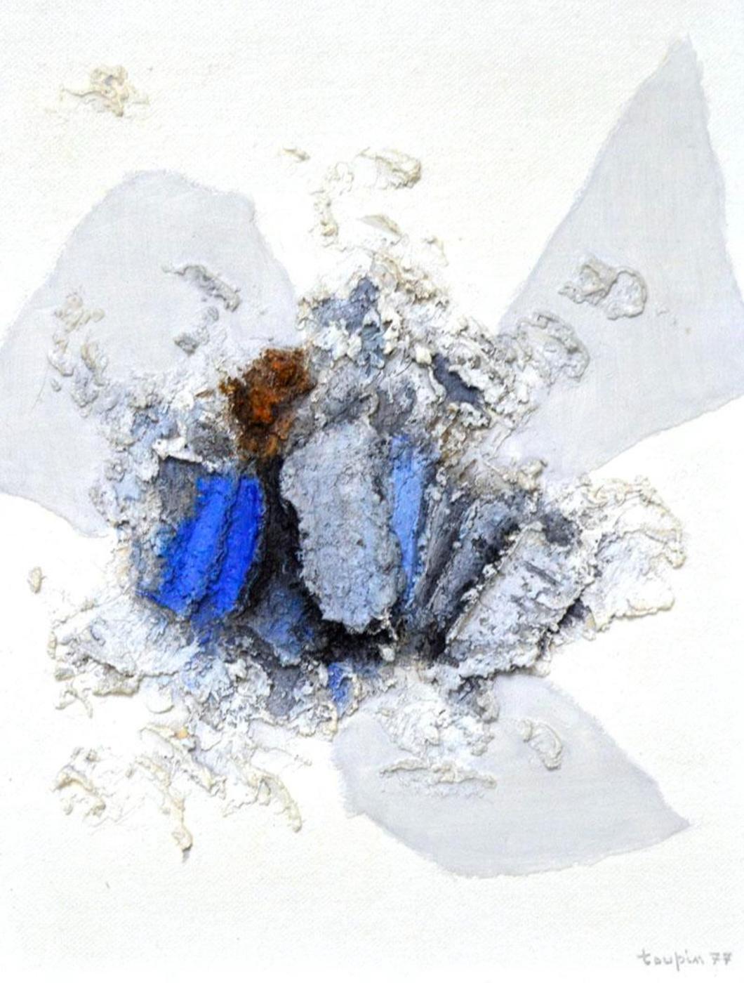Fernand Toupin (1930-2009) - RCA, Abstract composition, oil on canvas board, Signed, and dated mai '77, 9