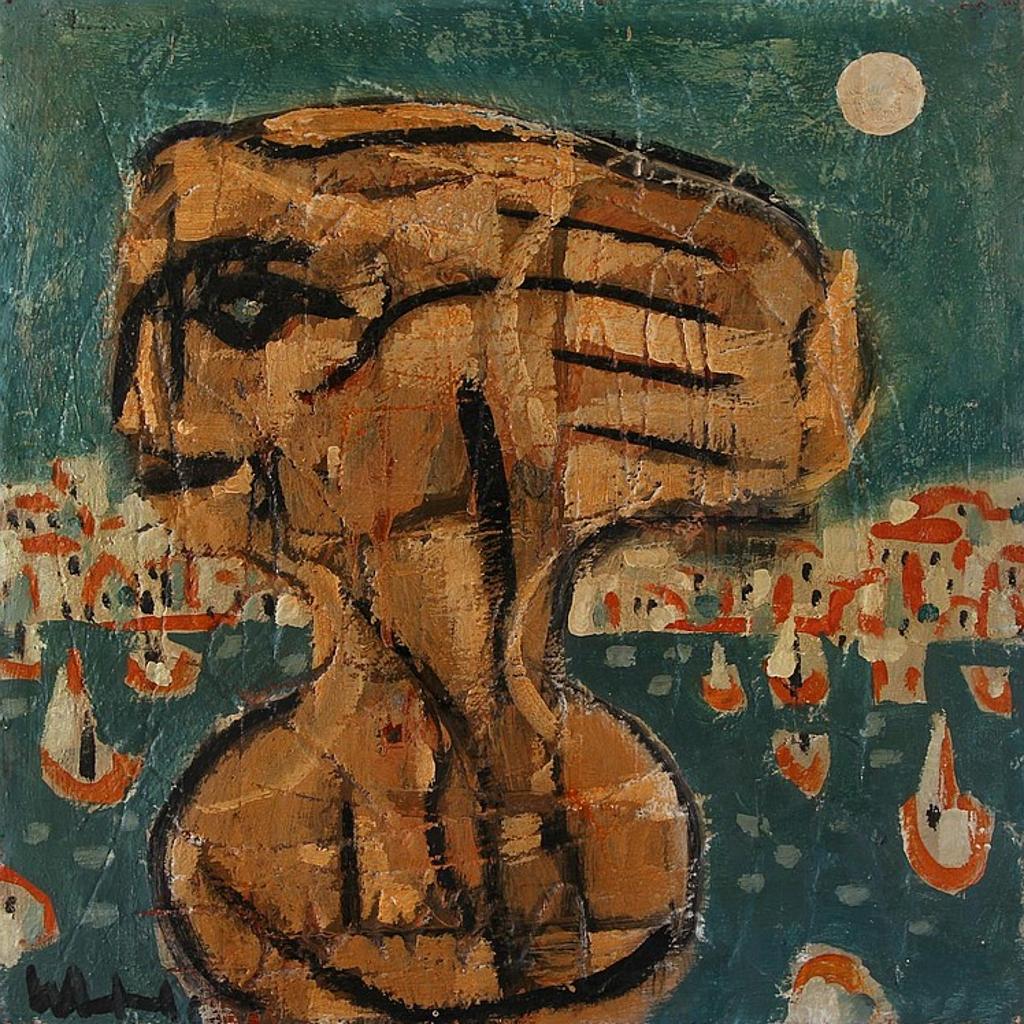 Herbert Johannes Joseph Siebner (1925-2003) - Amazone In a Greek Harbour