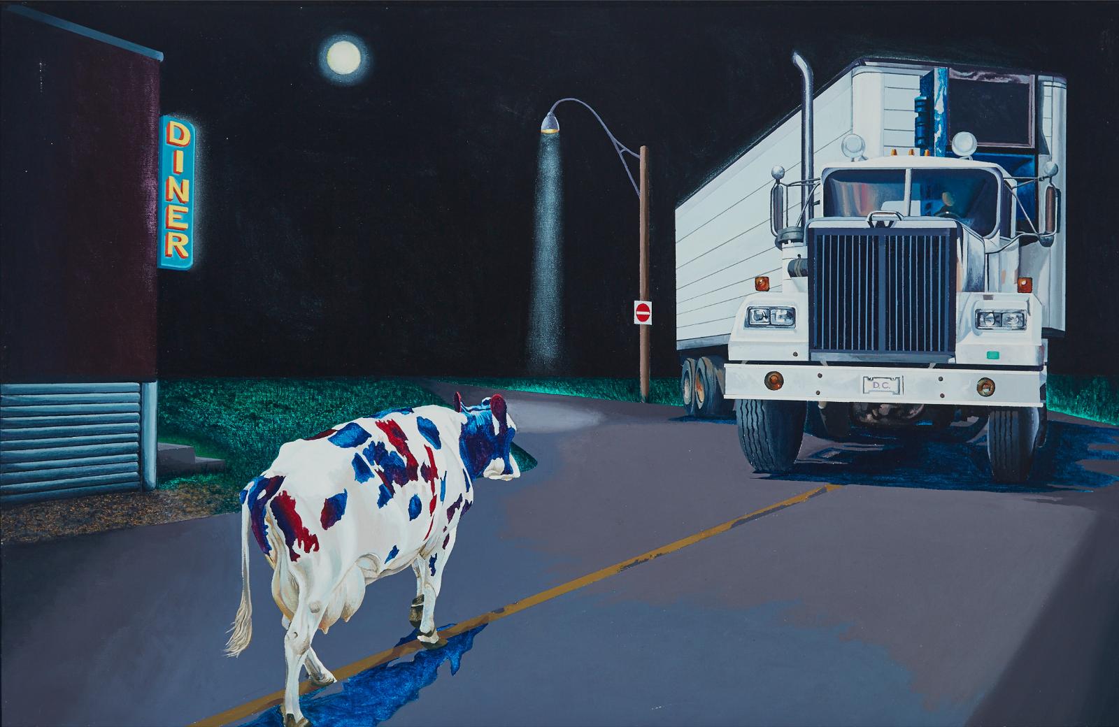 Frances Ferdinands-Forbes (1952) - Cow And Truck