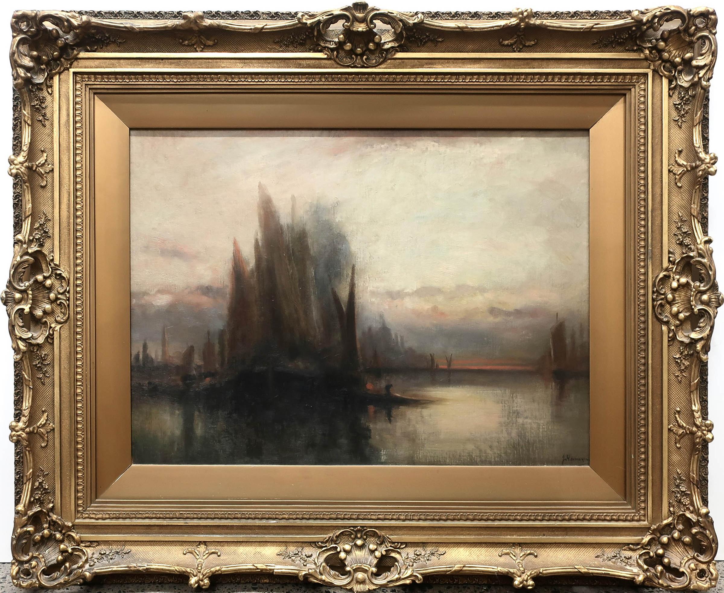 John A. Hammond (1843-1939) - Venetian Boats